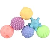 Liummrcy, Bolas sensoriales Infantiles Bolas sensoriales para bebés - Juego de 6 Bolas sensoriales de bebé Suaves - Juega Bolas para bebés Desde el Nacimiento - Juguetes para bebés para