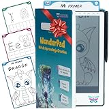WonderPad - Pizarra Mágica Infantil 8,5, 40 Tarjetas Montessori - Tableta Escritura Juguete Educativo de Escritura Steam Niños - Sin Fin Recursos Incluidos - Ideal para 4 a 10 Años - Casa y Viajes
