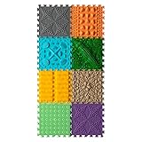 ORTO NATURE Alfombrillas de Masaje para el Suelo–Alfombrilla ortopédica para Juegos Infantiles, Juego sensorial, baldosas entrelazadas, Alfombrillas de Juego para niños (cocodrilo aquí)
